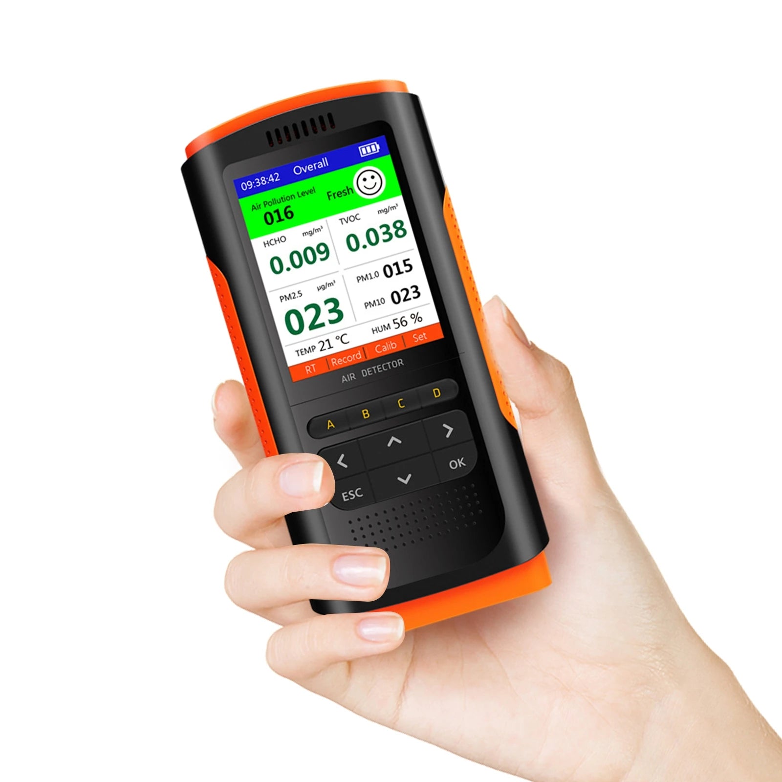 Portable Air Quality Monitor with Formaldehyde and PM 2.5 Detection - Smarsty