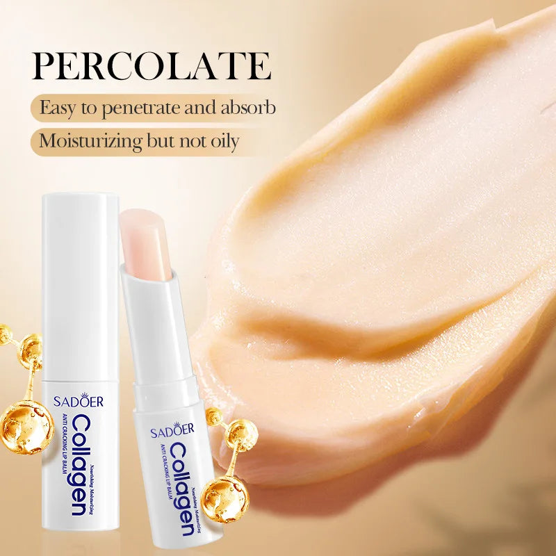 SADOER Collagen Lip Balm for Moisturizing and Repairing - Smarsty