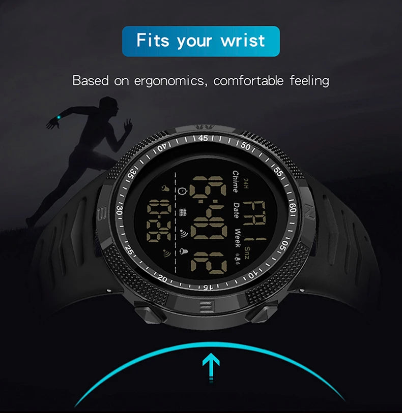 SANDA Military Sport Digital Watch Waterproof and Shockproof - Smarsty