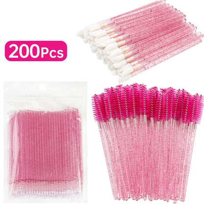 200 Pcs Eyelash Extension Makeup Set with Removal Tools - Smarsty