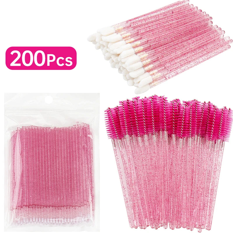 200 Pcs Eyelash Extension Makeup Set with Removal Tools - Smarsty