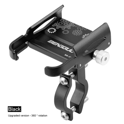 360 Degree Rotation Bike Phone Holder Mount Aluminum Alloy - Smarsty