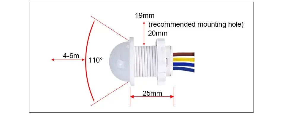2PCS Smart PIR Motion Sensor Light Switches Auto On Off - Smarsty
