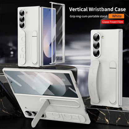 Premium Galaxy Z Fold Hand Strap Case With Folding Stand - Smarsty