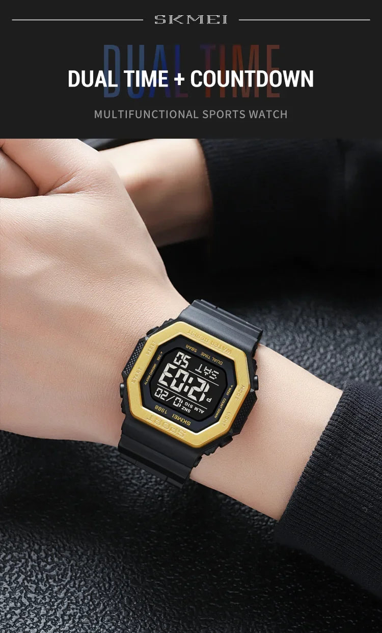 Skmei 1988 Waterproof Digital Sport Watch for Men - Smarsty