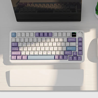 81 Keys Gaming Keyboard Wrist Rest Pad Ergonometric Soft Memory Foam Hand Support Anti-Slip Stable Base for Work Studying Gaming