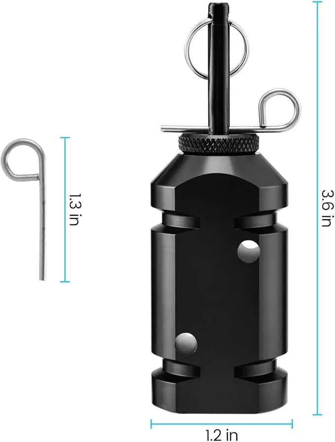 Camp Security Perimeter Trip Wire Alarm, Camping Safety Alarm, Anti-Intruder Early Warning System, Made of 6061 Aluminum