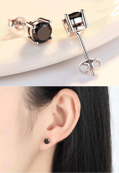 D VVS1 Moissanite Stud Earrings S925 Platinum Plating - Smarsty