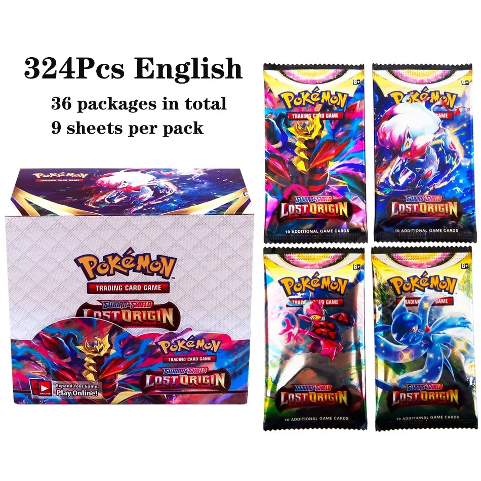 324pcs Pokemon TCG: Sword & Shield-Fusion Strike Booster Display Box (36 Packs) Board Game Card DESTINED RIVALS Stellar Crown - Smarsty