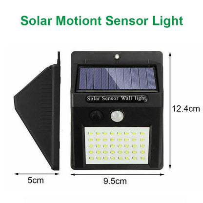 Solar Powered LED Motion Sensor Outdoor Wall Light - Smarsty
