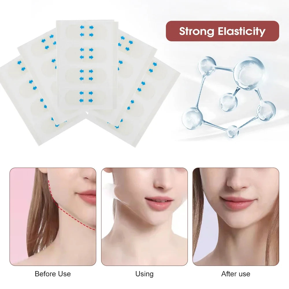 80pcs Invisible Face Lifting Tapes for Wrinkle Removal - Smarsty