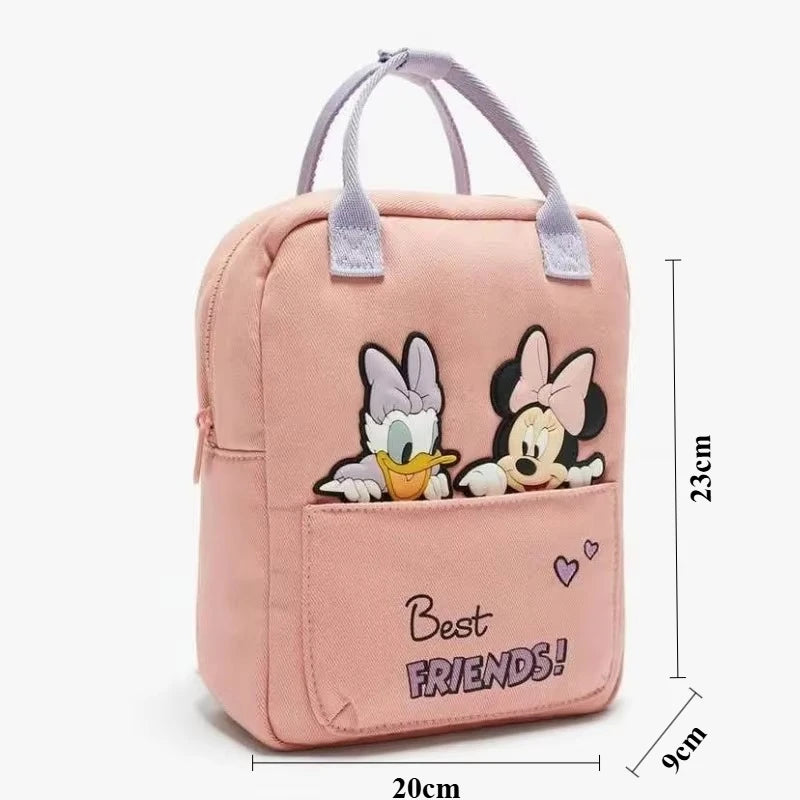 Mickey Mouse Canvas Backpack Large Capacity School Bag - Smarsty