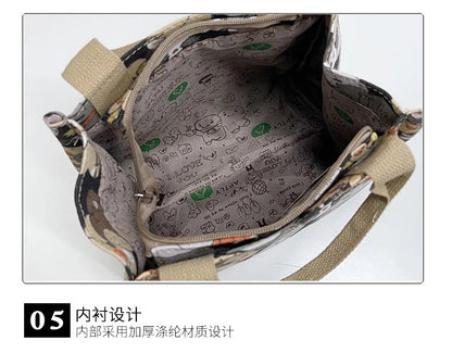 Chic Cat Pattern Top Handle Bag For Women Everyday Use - Smarsty