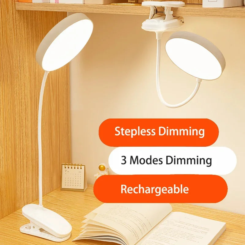 USB Rechargeable LED Table Lamp with Touch Dimming - Smarsty