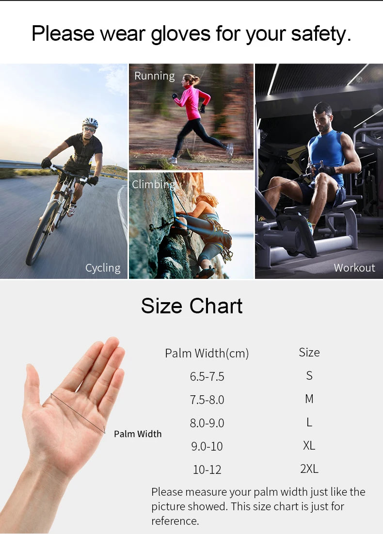 INBIKE Shockproof Gel Cycling Gloves Half Finger - Smarsty