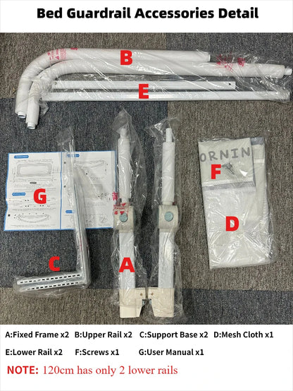 Adjustable Baby Bed Rail Safety Guard For Crib And Bed - Smarsty