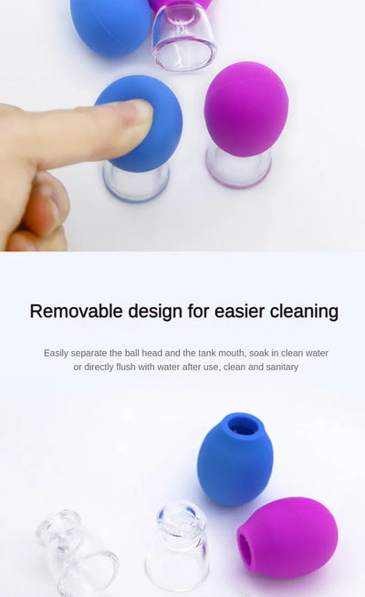 Silicone Cupping Massage Set for Anti-Aging Treatment - Smarsty