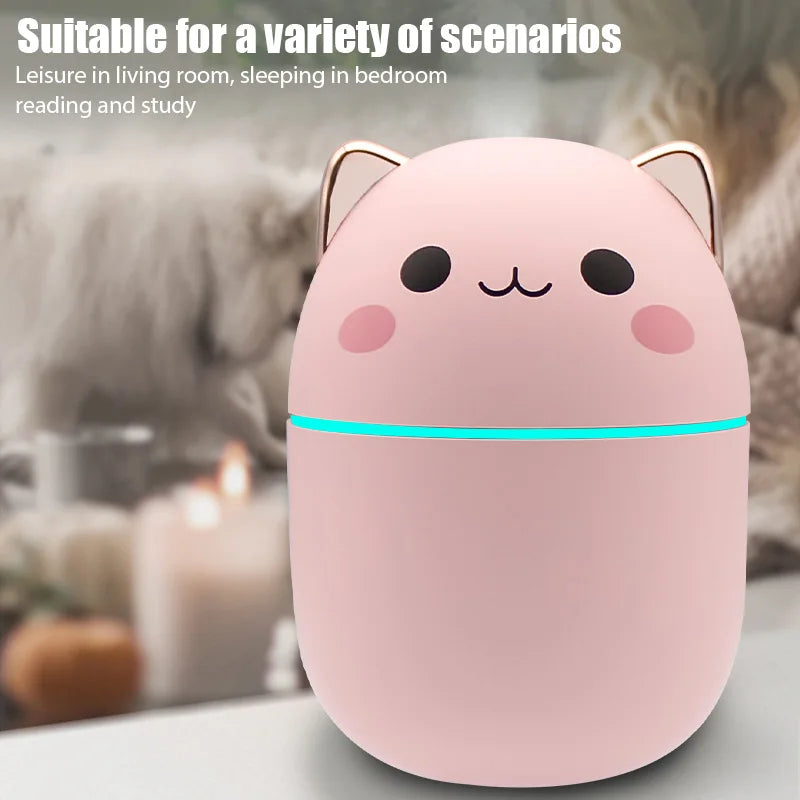 Mini Cute Air Humidifier for Aromatherapy and Purification - Smarsty