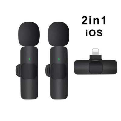 Portable Wireless Lavalier Microphone for Clear Live Streaming - Smarsty