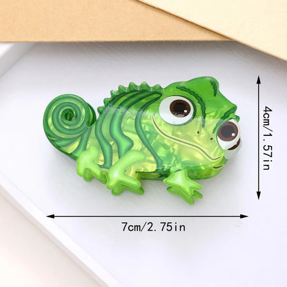 Cartoon Dinosaur Acrylic Hair Claw Cute Secure Hold - Smarsty