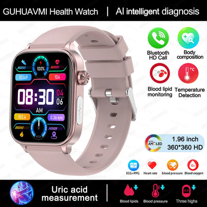2025 Smart Watch with ECG PPG Health Monitoring - Smarsty
