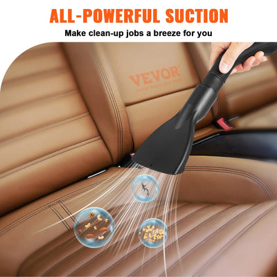 SucceBuy Wet Dry Vac 2.6 Gallon 2.5 Peak HP 3 in 1 Portable Shop Vacuum with Blowing Function  Attachment Storage for Floor - Smarsty