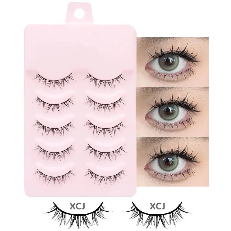 DINGSEN 5 Pairs Soft Natural Long False Eyelashes - Smarsty