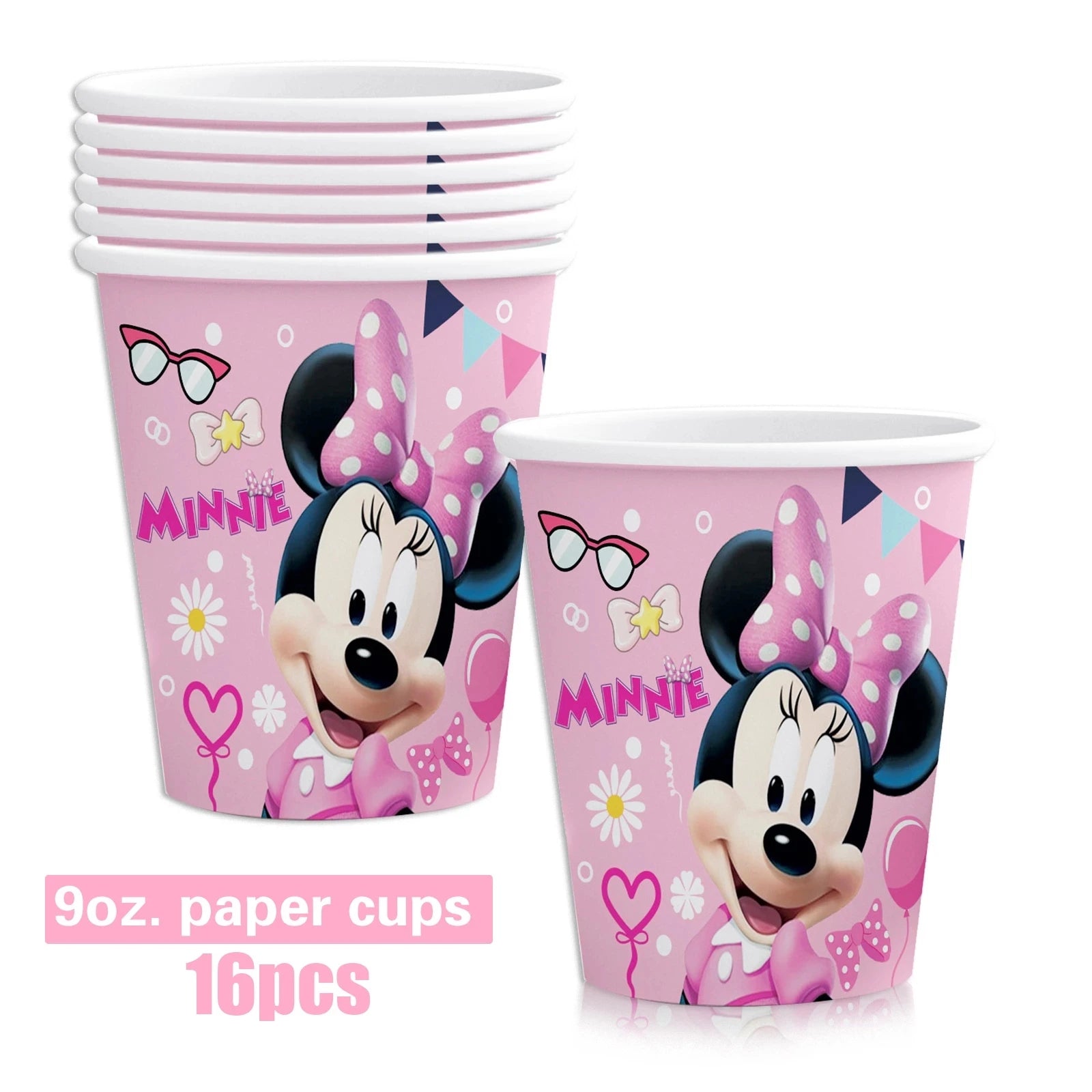 Disney Minnie Mouse Party Supplies Set for Kids Birthdays - Smarsty