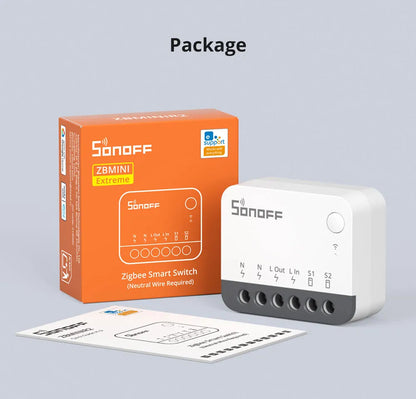 SONOFF ZBMINIR2 Zigbee Smart Switch with Remote Control - Smarsty