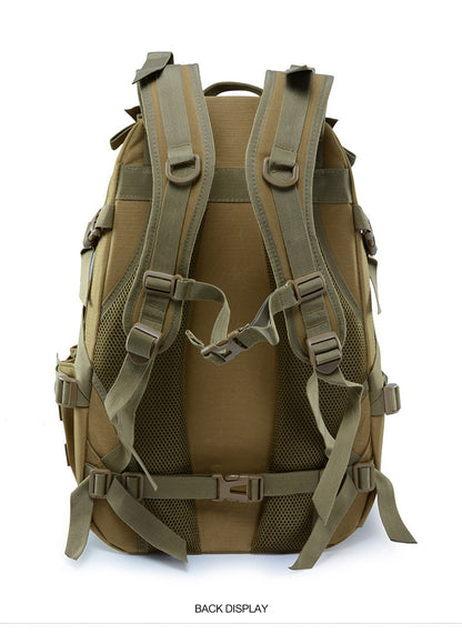 40L Tactical Backpack for Men Camping Hiking Backpacks Reflective Outdoor Travel Bags Survival Molle Climbing Rucksack Bag - Smarsty
