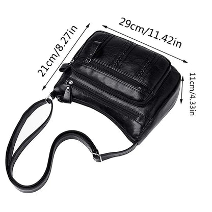 Korean Handbag Designer Leather Crossbody Bag for Women - Smarsty