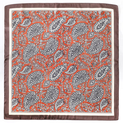 Silk Square Scarf for Women Summer Head Wrap - Smarsty