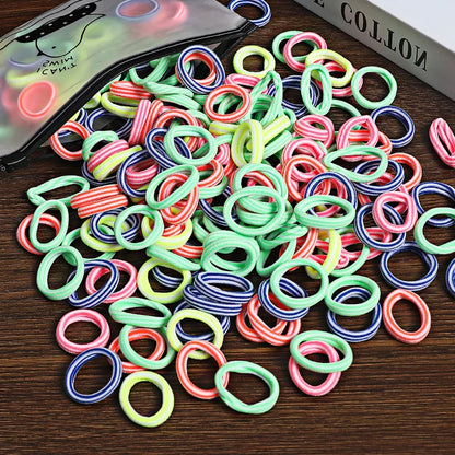 50 Pack Seamless Hair Ties Gentle No Damage Elastic - Smarsty