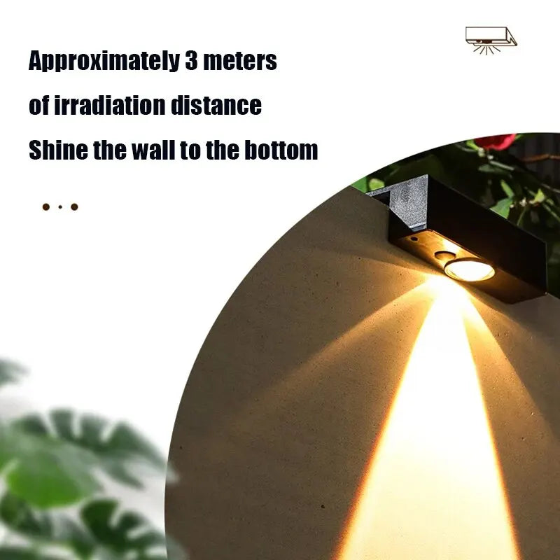 Solar Wall Lights Waterproof LED Garden Lamps - Smarsty