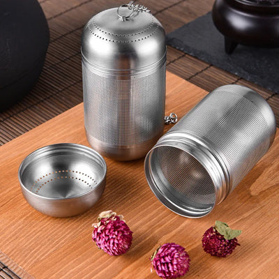 Tea Strainer Stainless Steel Tea Infuser Tea Leaves Spice Seasoning Ball Strainer Teapot Fine Mesh Coffee Filter Teaware - Smarsty