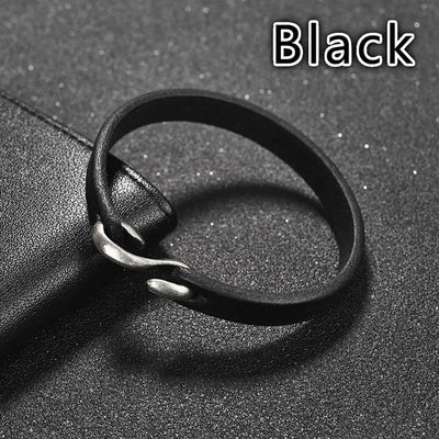 Vintage Genuine Leather Wrap Bracelet Durable Punk Wristband - Smarsty