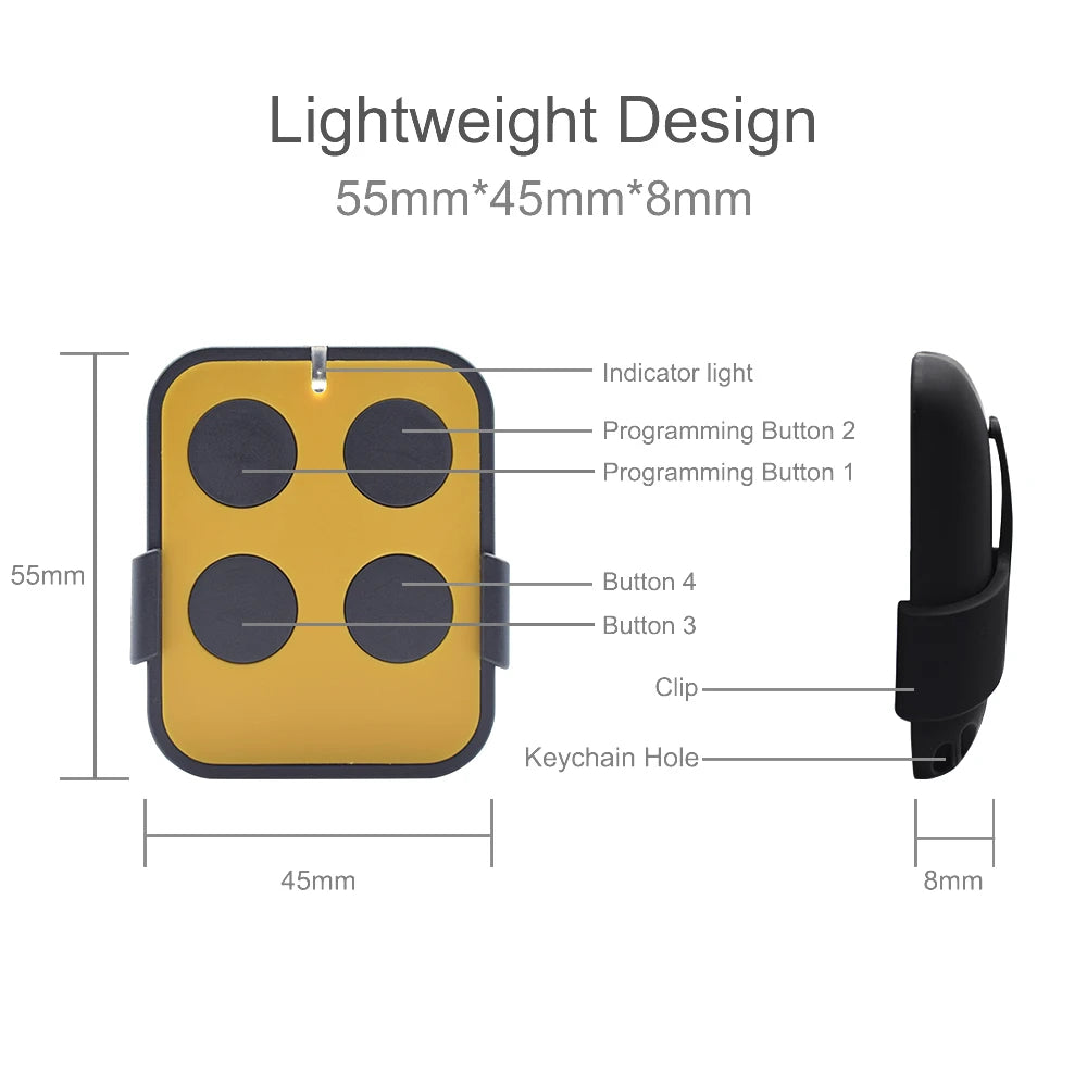 Multi Frequency Garage Door Remote Control Cloner - Smarsty