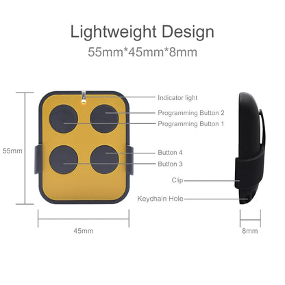 Multi Frequency Garage Door Remote Control Cloner - Smarsty