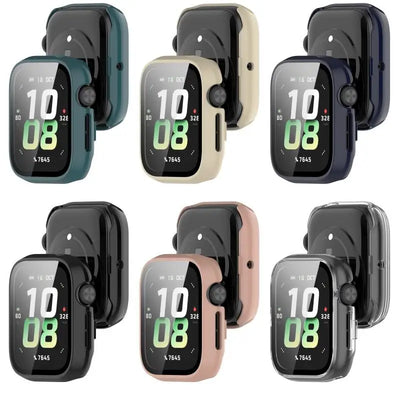 PC+Tempered Glass Case for Honor Watch 5 Smart Watch Strap Protective Cover Bumper Honor Watch5 Screen Protector Accessories