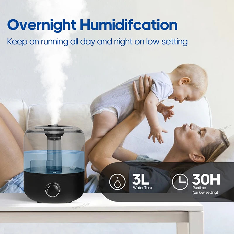 Large Capacity Aromatherapy Air Humidifier with Remote Control - Smarsty
