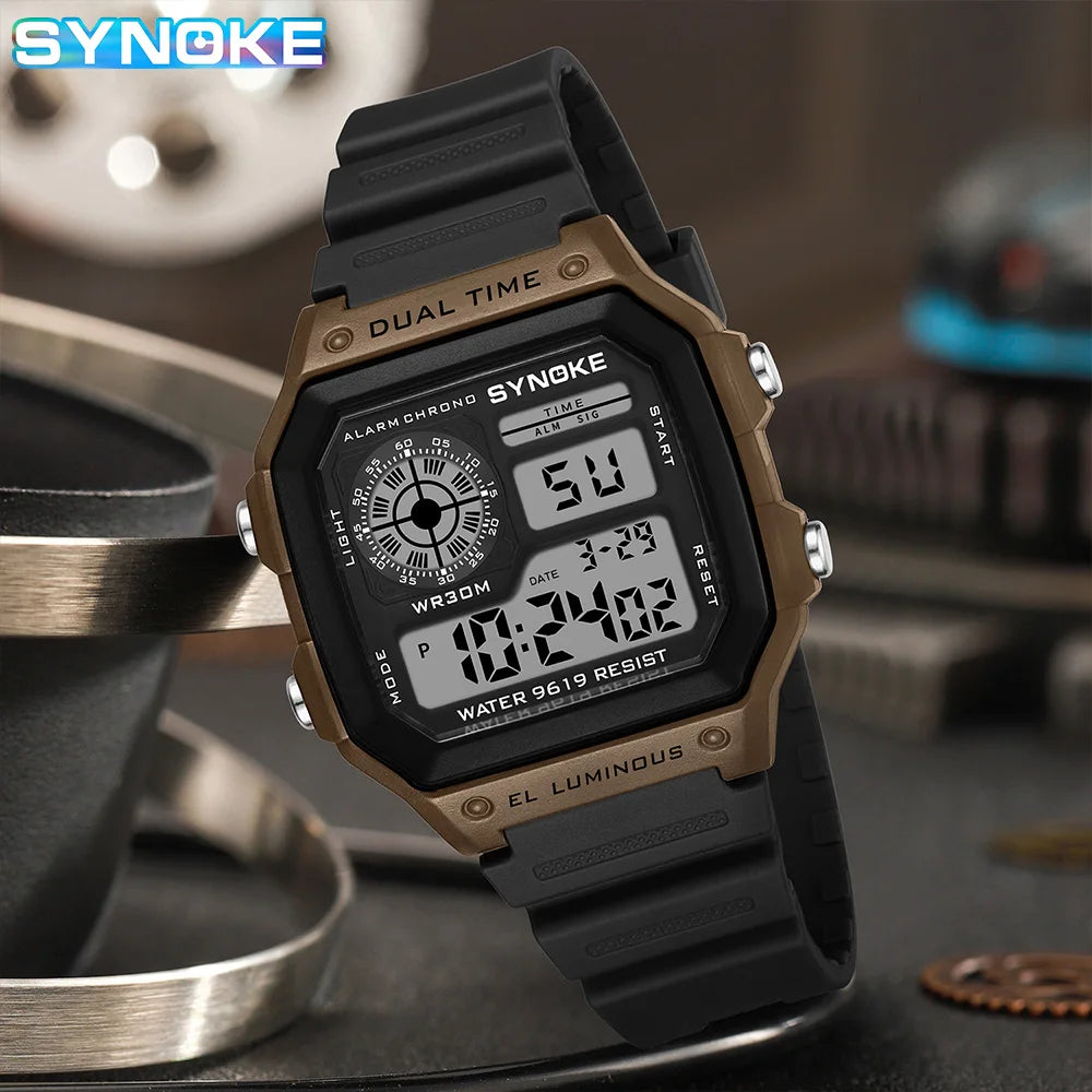 Waterproof Luminous Digital Sports Watch for Men and Women - Smarsty