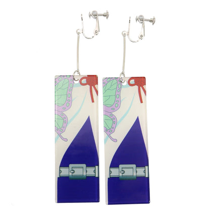 Acrylic Tanjiro Earrings for Women Anime Cosplay Jewelry - Smarsty