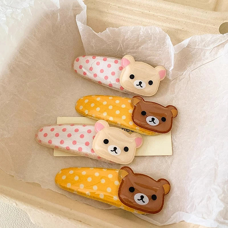 Kawaii Rilakkuma Hair Clips for Girls Birthday Gift - Smarsty