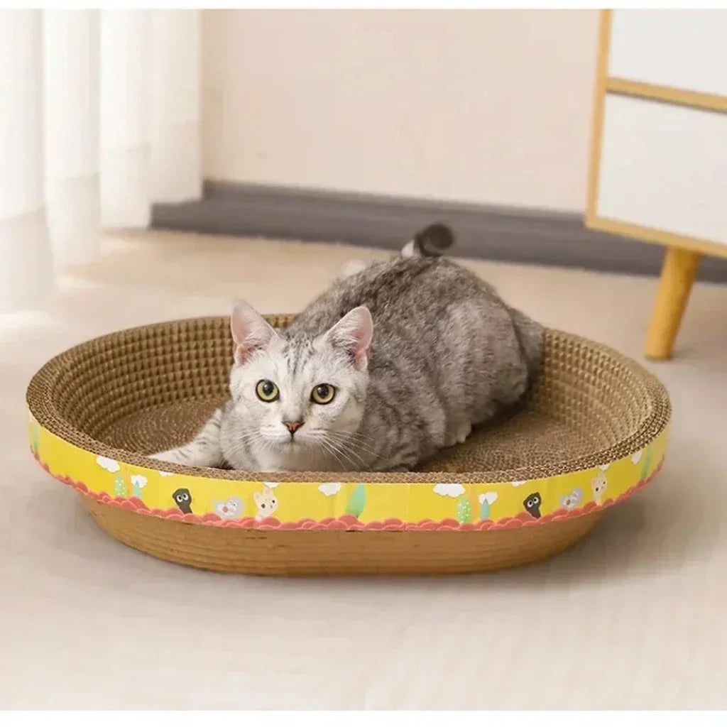 Cat Scratching Board with Durable Corrugated Paper - Smarsty