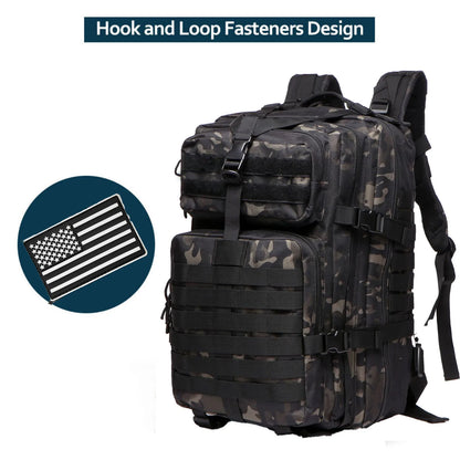 25L/50L Sturdy Nylon Waterproof Tactical Sports Trekking Fishing Hunting Camping Hiking Bag Backpack Outdoor Rucksacks - Smarsty