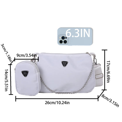 Nylon Crossbody Bag For Women Portable Casual Style - Smarsty