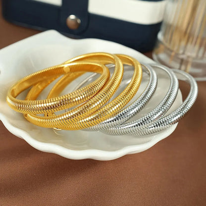 Waterproof Vintage Gold Plated Stainless Steel Bracelet - Smarsty