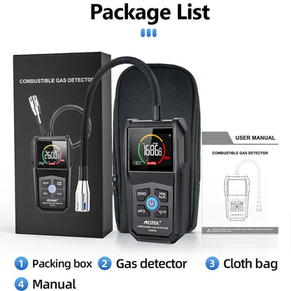 Gas Leak Detector with Sound and Light Alarm - Smarsty