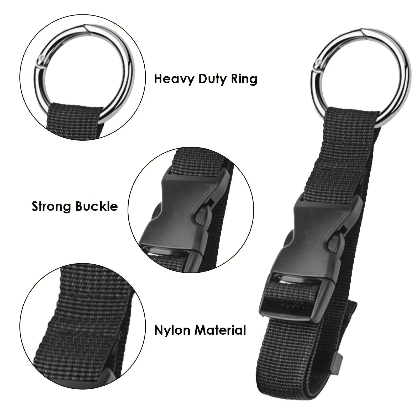 Luggage Strap With Release Buckle For Add Bag Travel - Smarsty