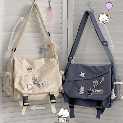 Nylon One Shoulder Crossbody Bag Large Capacity Travel - Smarsty